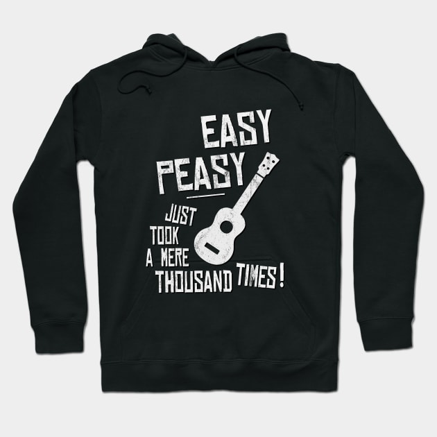 Easy-Peasy A Thousand Times Ukulele Practice Hoodie by SkizzenMonster